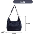 thumbnail image 5 of Jean Purses For Women Denim Messenger Bag, Summer Purses For Women 2024, Blue New Jeans Aesthetic Tote Bag, 5 of 7