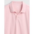 thumbnail image 4 of Polo GAP Stretch Piqué para hombre, color rosa puro, talla S, 4 of 5
