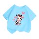 thumbnail image 1 of Playeras Negras Para Hombre Algodon, Camiseta De Manga Corta Con Cuello Redondo Y Estampado A La Moda Para Niñas Y Niños, Camiseta Holgada De Verano, Camisetas Casuales, 1 of 4
