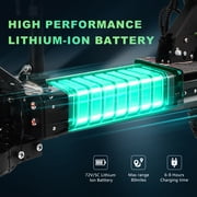 ZonDoo RoadHitter Hyper Electric Scooters Adults 10000W Dual Motors 68MPH 70Miles Long Range All Terrain Escooter with Seat