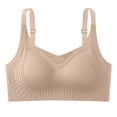 thumbnail image 1 of Supportive Wireless Full Coverage Bra for Everyday Comfort with Side Smoothing and Lift T-Shirt Friendly Seamed-Free Design for All Seasons, 1 of 5