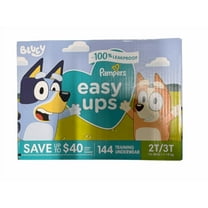 Pampers Easy Ups Training Underwear Bluey Size 2T-3T (16-34 lbs) 144 CT