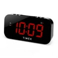 thumbnail image 1 of Timex Alarm Clock with Large LED Display, USB Charging and Battery Backup, Black - T1120B, 1 of 2