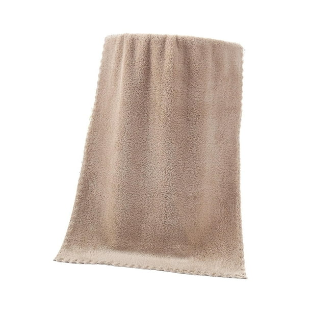 Toalla de baño, toallitas multiusos, suaves, portátiles, 35 cm x 75 cm, toalla facial, paños de cocina Beige