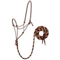 thumbnail image 4 of Weaver Leather   Ecoluxe Rope Halter with10ft Lead Turq/Charcoal, 4 of 4