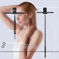 thumbnail image 2 of LORESJOY Squeegee Shower Doors, Shower Squeegee for Glass Doors, Window Squeegee, Squeegee Window Cleaning, Window Cleaner Tool with 47'' Extension Pole for Car Windshield, Glass Doors (Black), 2 of 8