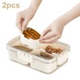 thumbnail image 1 of Bandeja La Caja Del Bocado Con Tapa Y Manija para Comida Campestre Que Acampa, 1 of 9