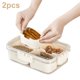 thumbnail image 1 of Caja Refrigerios Bandeja Contenedor Portátil 4/8 Compartimentos, 1 of 9