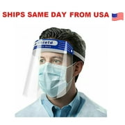 1 PC Safety Full Face Shield Reusable Washable Protection Cover.