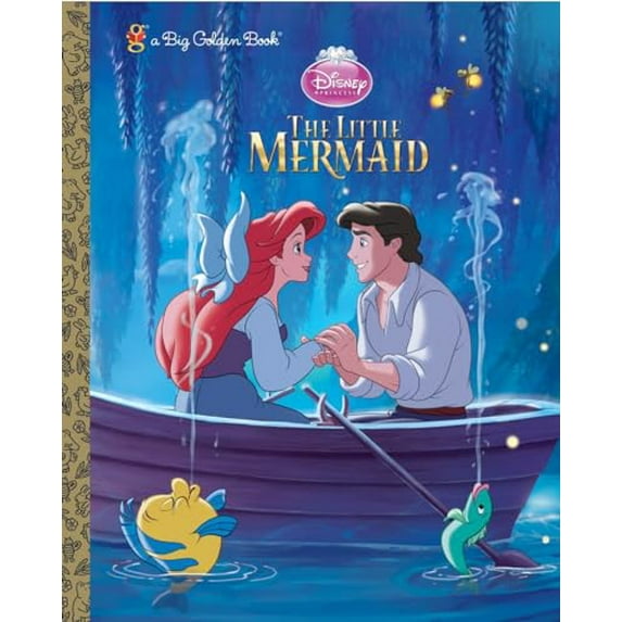 Pre-Owned The Little Mermaid Big Golden Book (Disney Princess), 9780736429887, 0736429883, Hardcover,