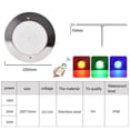 thumbnail image 4 of Luces subacuáticas para piscina de acero inoxidable ultradelgadas de 18 W y 35 W RGB DC12 V/24 V, controlador WIFI para teléfono Tuya, lámpara de piscina con tubo IP68, 4 of 5