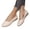 Beige, variant on YOUYEDIAN Loafers for Women Pointed Toe Slip On Comfy Fashion Low Heel Versatile Flats Casual Outdoor Walking Shoes