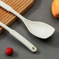 thumbnail image 4 of EARKITY Spoon, Cooking Spoon, Silicone Cooking Spoon, Non-Stick Solid Spoon set with Measurement Mark, Mixing Spoons, Hygienic Design Cooking Utensi for Mixing, Serving, Draining, Scooping, Scraping, 4 of 5