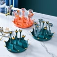 thumbnail image 4 of Cup Drying Rack  Great Countertop Drying Rack  Drinking Glass and Sports Bottle Drainer Stand  Plastic Bag Dryer and Mug, 4 of 10