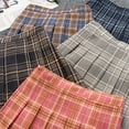 thumbnail image 3 of Gyratedream Toddler Girls Pleated Plaid Skirt High Waist Skort Shorts Little Kid Girls Skirt Skater Tennis Uniform Skirts, 3 of 5