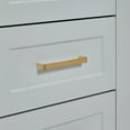 thumbnail image 3 of Ariel Taylor 61 In. Rectangle Sink Vanity With Carrara White Marble Countertop In Grey, 3 of 10