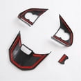 thumbnail image 2 of For Toyota Veloz 2022-2024 Carbon Fiber Steering Wheel Switch Cover, 2 of 5