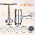 thumbnail image 1 of Batería de Cocina Herramienta de cocina cortadora de Pasta de prensa para hacer fideos de acero inoxidable Manual de 5 modos Ndcxsfigh Nuevos Originales, 1 of 7