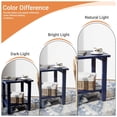 thumbnail image 3 of Ayaya Side Table Set of 2, 17" Solid Wood Square 2-Tier Adirondack End Table, Outdoor Patio Table for Living Room, Porch, Poolside – Weather Resistant Blue, 3 of 8