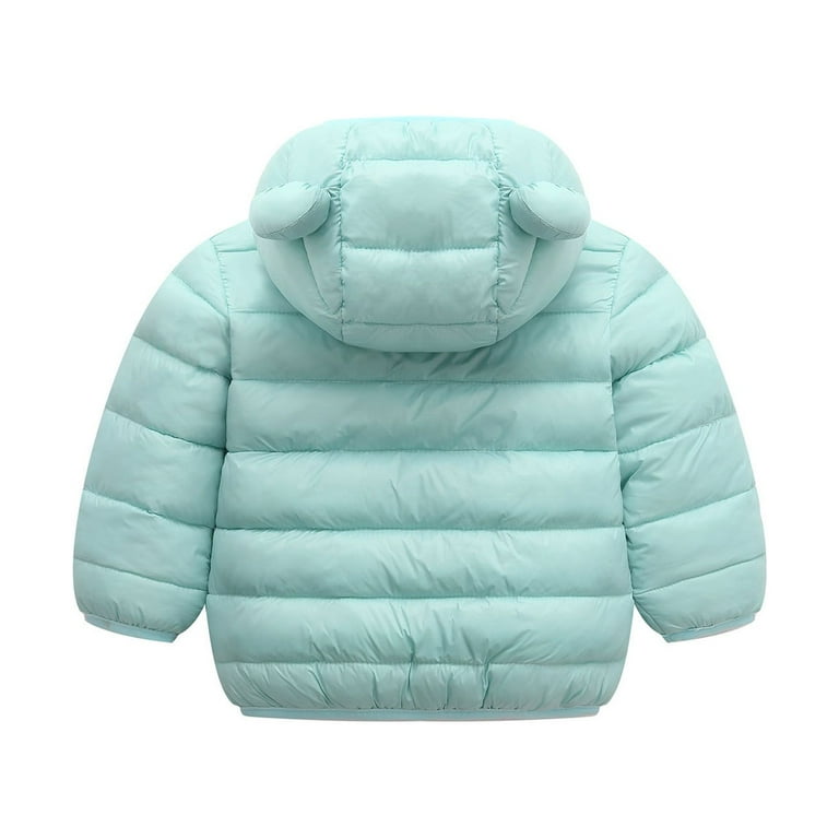 loopsun Summer Savings Clothing 2023 Kids Winter Coats for Baby Girls Jacket Boys Light Down Coats With Ear Hoodie Spring Girl Clothes Infant