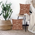 thumbnail image 5 of LALILO Throw Pillow Covers Giraffe Skin Animal Cushion Cover 18" x 18", 2 Pack, 5 of 6