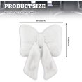 thumbnail image 2 of Furry Bow Car Headrest Pillow 1-Pack Soft Comfortable Car Neck Pillow Fatigue Relief Universal Headrest Pillows for Women Cars Interior Accessories, 2 of 7