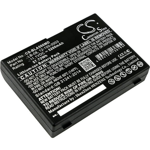 Seilylanka Batterie Médicale pour BIOLIGHT 5200mAh 11.1V 12-100-0003 LB-08 A6 E70