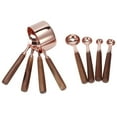 thumbnail image 2 of Heaveant Measuring Spoon, 8Pcs Rose Gold Stainless Steel Measuring Spoon Set with Wood Handles Kitchen Baking Accessory, 2 of 7