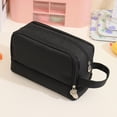thumbnail image 1 of Double-layer double-window pencil case large capacity multi-functional primary and secondary school student stationery box art storage bag, 1 of 3