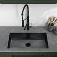 thumbnail image 6 of Rivage 30 x 18 Stainless Steel, Single Basin, Undermount Kitchen Sink,Black, 6 of 11