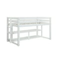 Better Homes and Gardens Greer Twin Loft Storage Bed, White