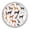 Multicolor2, variant on 4 Pack 1.37" Decorative Doughnut Kitchen Cabinet Knobs with Screws (0.28lb)