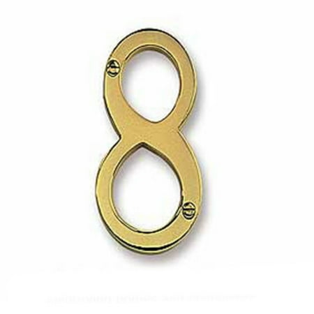 Salsbury Solid Brass Number