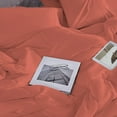 thumbnail image 6 of 3 Piece New Fluffy Pattern Comforter Set, 800 TC, 100% Egyptian Cotton, Super King Size Brick Red Solid, 6 of 6
