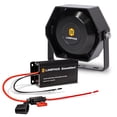 thumbnail image 1 of LAMPHUS SoundAlert - Kit de amplificador de bocina de aire de policía de 100 W [altavoz delgado de 1, 1 of 9