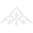 thumbnail image 2 of Ekena Millwork 72"W x 36"H x 1"P (12/12) Pitch Whitman Architectural Grade PVC Gable Pediment, 2 of 5