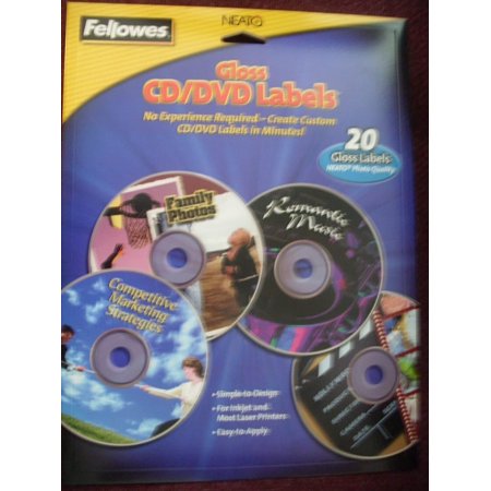 FEL99943 - Fellowes NEATO CD/DVD Laser/Inkjet Labels ...