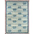thumbnail image 1 of Homefires PPS-SCH001C 5 x 3 x 0.5 ft. Hand Hooked Sailors Knot Indoor & Outdoor Area Rug, Multi Color, 1 of 1