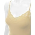 thumbnail image 4 of TheLovely Women's Junior and Plus Adjustable Spaghetti Strap Lace Tim Cami Tank Top, 4 of 4