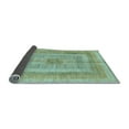 thumbnail image 2 of Ahgly Company Indoor Rectangle Abstract Light Blue Modern Area Rugs, 6' x 9', 2 of 4