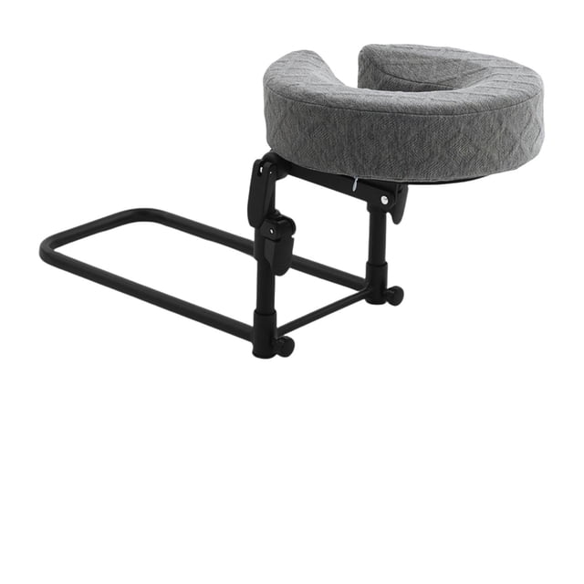Drezz Home Top Massage Pillow Face Down Support Adjustable Alloy Frame Ergonomic Head Cradle Mattress Kit Hand Board Suitable for Eye Surgery Recovery Massa gray