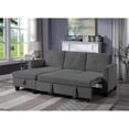 thumbnail image 6 of Home Square 2-Piece Set with Velvet Sleeper Sofa and Steel Coffee Table, 6 of 11