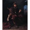 thumbnail image 3 of Michael Sweerts 12x14 Black Modern Framed Museum Art Print Titled - Old Pilgrim (1650), 3 of 5