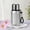 Silver SL, variant on Xecvkr Stainless Steel Insulated Water Bottle 600ml Vacuum Flask Cup for Hot Cold Beverages Coffee Tea Leak Proof Portable