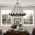 thumbnail image 4 of Modway Teleport 43" Chandelier in Brown, 4 of 4
