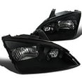 thumbnail image 1 of Ford Focus ZX3 ZX4 ZX5 Euro Black Clear Headlights Head Lamps Pair, 1 of 2