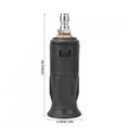 thumbnail image 2 of 3000 PSI High-Pressure Washer Nozzle with 1/4 Inch Quick Connect – Rotatable Adjustable Spray Angle (Sector/Column) for 40% Faster Cleaning of Brick, Concrete, Vinyl, Industrial Equipment, Roads &, 2 of 7