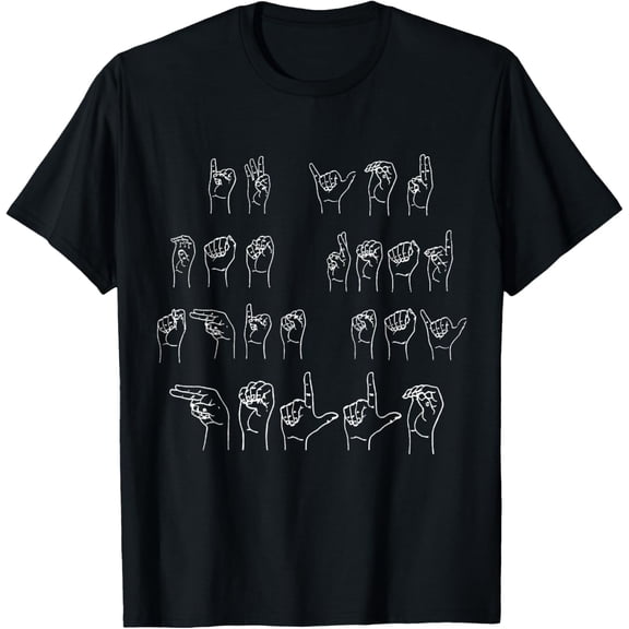 ASL Sign Language Deaf T-Shirt