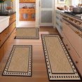 thumbnail image 2 of Farmhouse Kitchen Rugs Set 3 Piece, Boho Kitchen Mats for Floor, Non-Slip Kitchen Rug Waterproof Mats for Kitchen, Runner Rugs for Hallway Laundry Holiday Sink Decor, 2 of 12