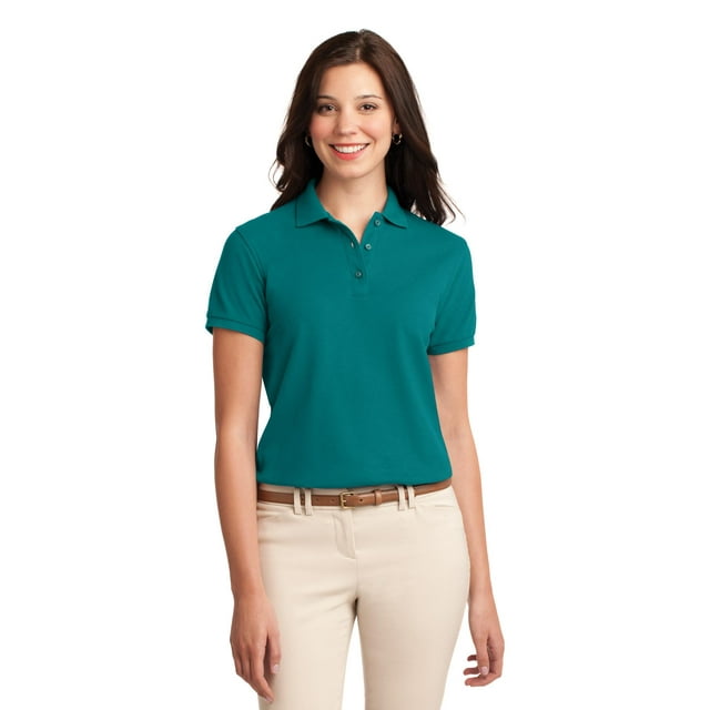 Polo Port Authority® Ladies Silk Touch™. L500 Autoridad Portuaria L500